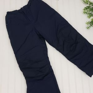 Lands End Snowpants Navy Blue Snow Pants Sledding Winter size 8